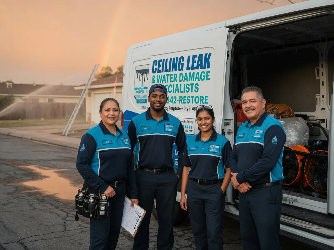 Ceiling Leak Cleanup company in New London, MN