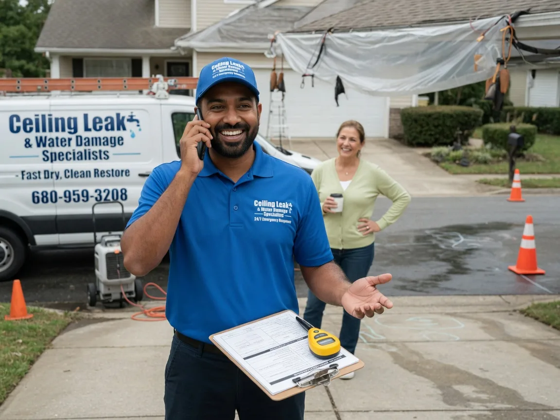 Ceiling Leak Cleanup New London, MN FAQs